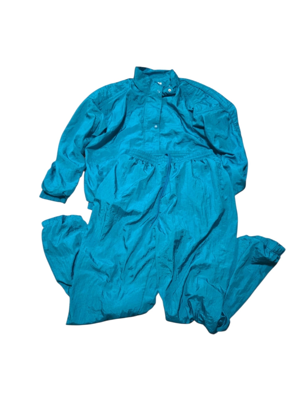 Women's Teal Blue Windbreaker Set